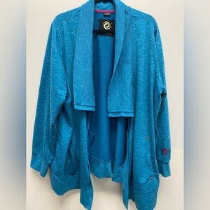 4 for $25 🍒 ActiveZone Vibrant Blue Active Cardigan Size 3x